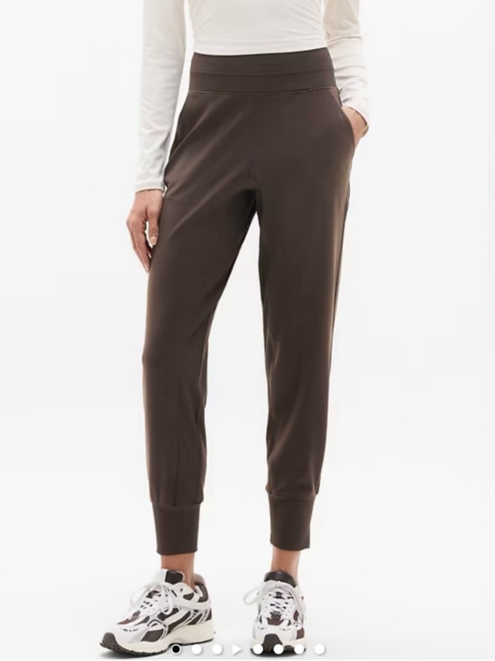 Athleta Venice High Rise Jogger Pant Brown Size Medium